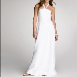 NWT J.Crew Textured Cotton Beach Wedding Dress | 8